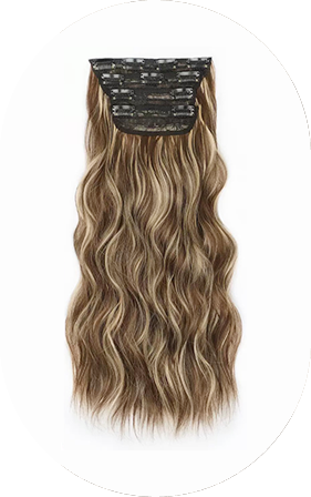 Synthetic hair extensions