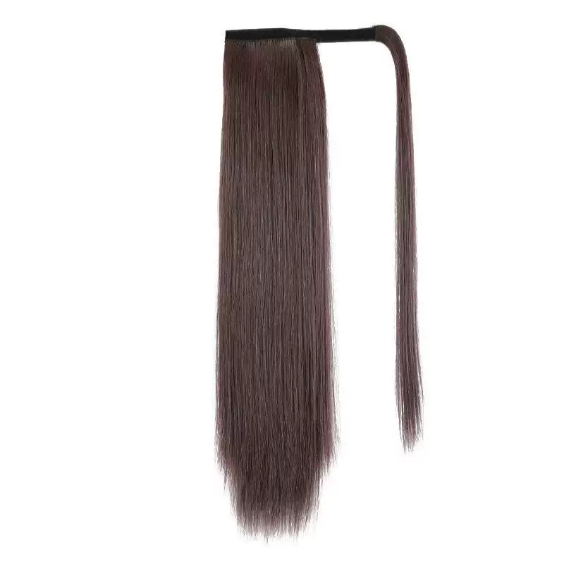 Wrap around synthetic ponytail